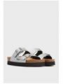 Stříbrné pantofle Pepe Jeans BLIM