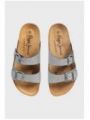 Stříbrné pantofle Pepe Jeans BLIMb