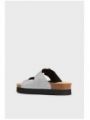 Stříbrné pantofle Pepe Jeans BLIMc