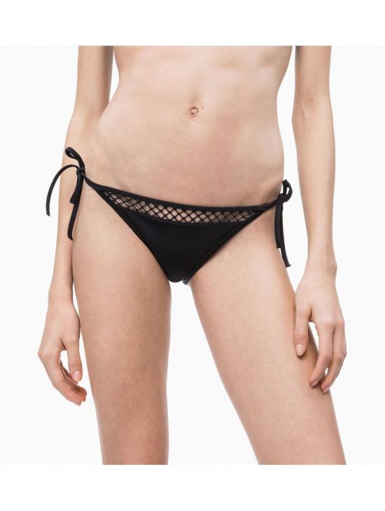 Dámské plavkové kalhotky Calvin Klein MESH  KW0KW00648