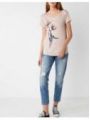 Růžové triko s potiskem Pepe Jeans BETTIEa