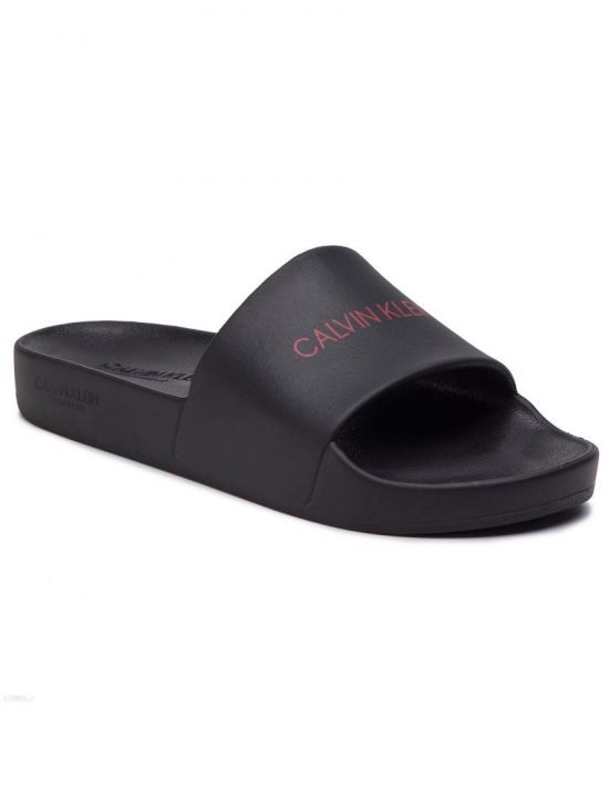 Dámské černé pantofle SLIDE Calvin Klein