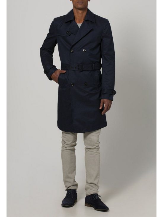 Černý trenchcoat kabát Diesel J-NANDA
