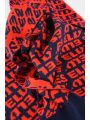Pánská červená zimní šála K-DEB SCARF Diesel