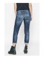 DIESEL dámské modré pružné džíny BELTHY-ANKLE regular slim-straight