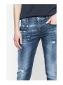 DIESEL dámské modré pružné džíny BELTHY-ANKLE regular slim-straight