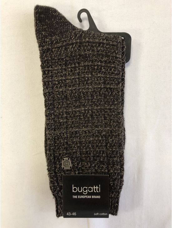 BUGATTI pánské hnědé pletené ponožky