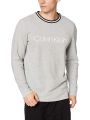 CALVIN KLEIN pánská šedá mikina SWEATSHIRT
