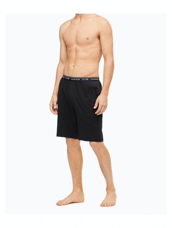CALVIN KLEIN pánské černé pyžamové kraťasy SLEEP SHORT