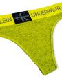 CALVIN KLEIN dámské žluté kalhotky - tanga