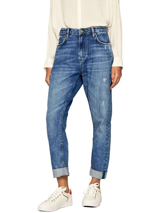 PEPE JEANS dámské modré džíny BRIGADE