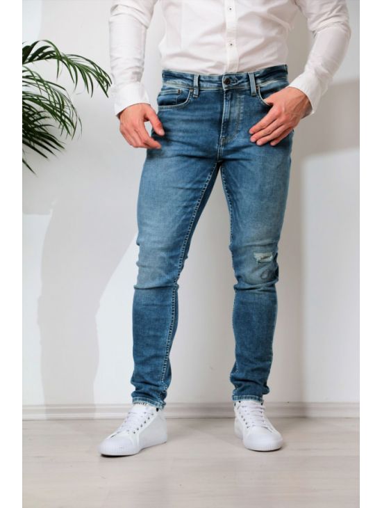 PEPE JEANS pánské modré džíny FINSBURY PM200338HB92