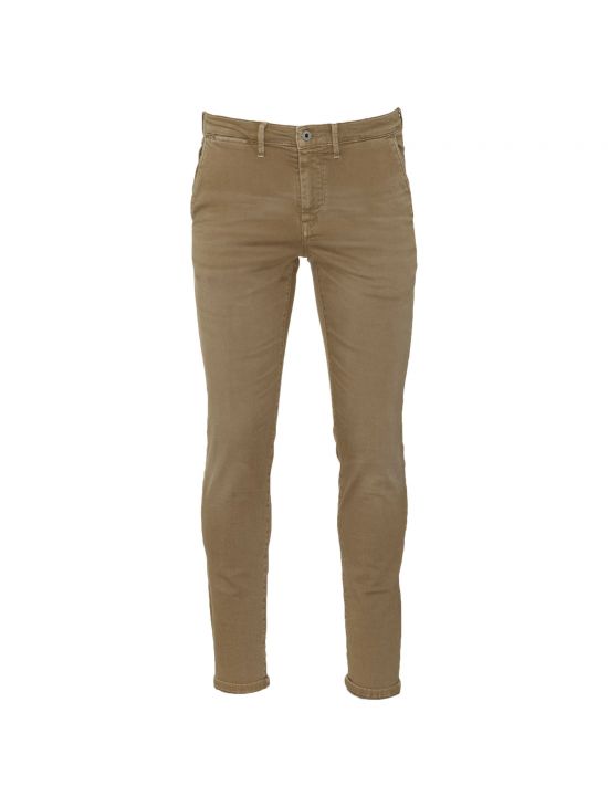 PEPE JEANS pánské pískové slim chino džíny JAMES