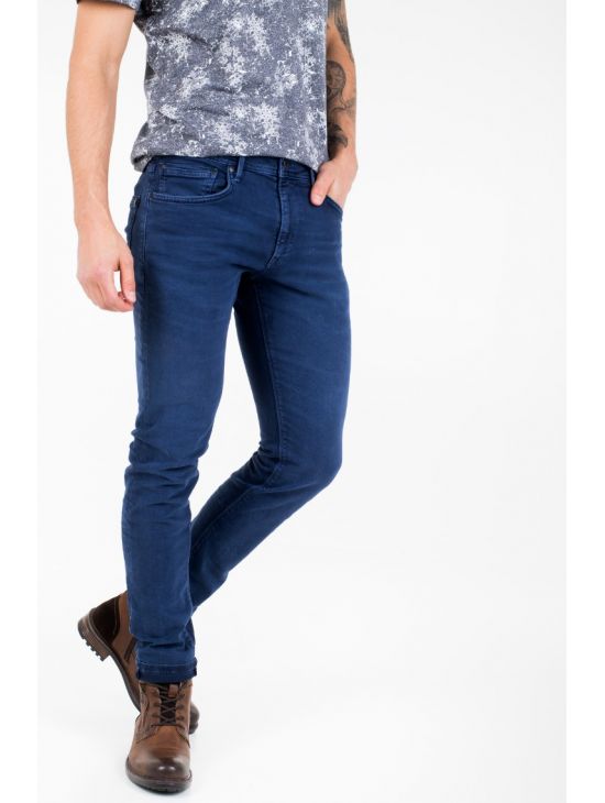PEPE JEANS pánské modré plátěné kalhoty STANLEY