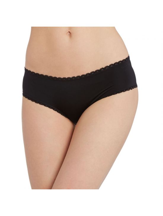 CALVIN KLEIN dámské černé kalhotky HIPSTER