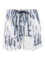 CALVIN KLEIN pánské bílé plavky DRAWSTRING-LOGO
