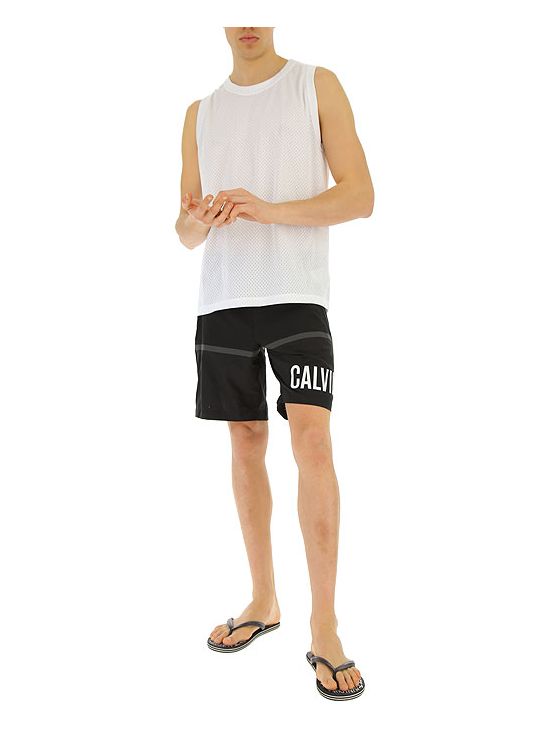 CALVIN KLEIN pánské bílé tílko MESH TANK