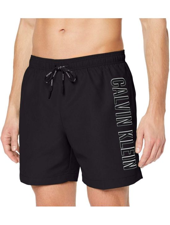 CALVIN KLEIN pánské černé plavky DRAWSTRING