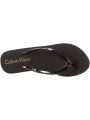 CALVIN KLEIN dámské černé plážové pantofle WEDGE FF