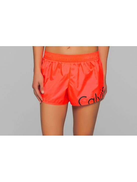 CALVIN KLEIN dámské neonové šortky BEACH SHORT