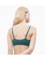 Šedá bavlněná podprsenka UNLINED TRIANGLE Calvin Klein