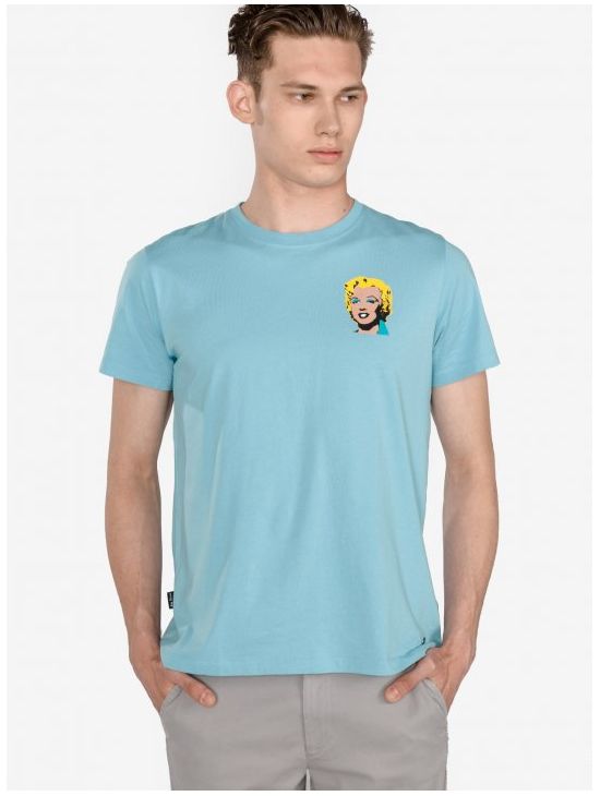 Modré triko Andy Warhol Pepe Jeans JEANa