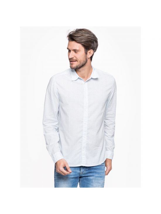 Světle modrá košile Pepe Jeans GAMBOOGE