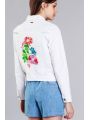 Džínová bunda s výšivkou Pepe Jeans CRISIEb