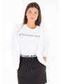 CALVIN KLEIN bílá dámská sportovní bunda KW0KW00368