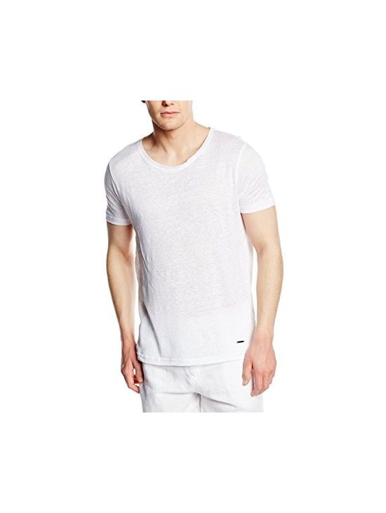 Tričko Calvin Klein LINEN V NECK