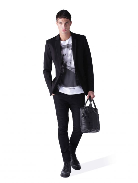 Smart Casual černé sako Diesel J-GATSUb