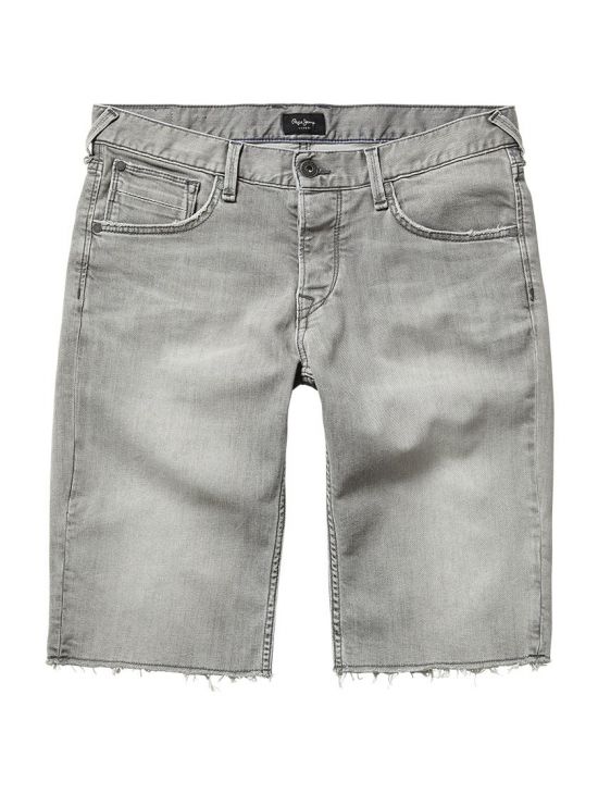 Pánské šedé džínové kraťasy Pepe Jeans CHAP